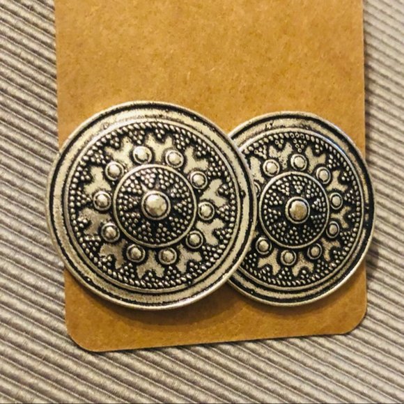 Gorgeous German silver Ethnic Boho Earrings  Gorgeous Jewellery - Picture 3 of 4